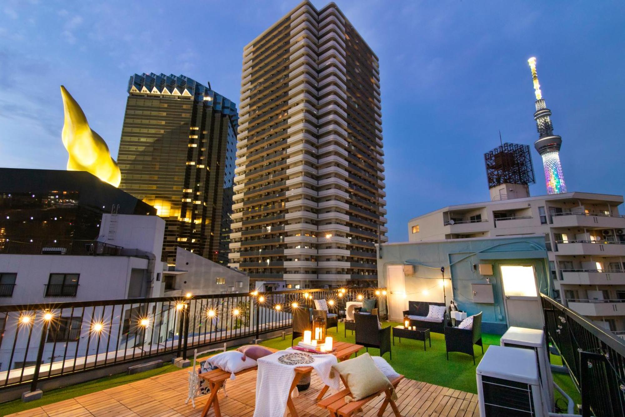 Appartamento 【5/24New Open】浅草徒歩3分/Max9名/無料駐車場/渋谷直通 Tokyo Esterno foto